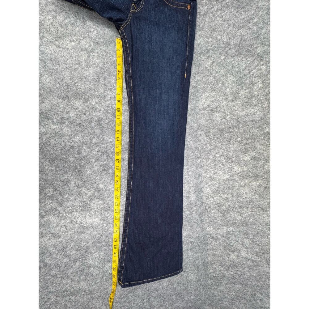 True Religion Women's Dark Wash Bootcut Low Rise Stretch Denim Jeans Size 32 - Picture 3 of 9